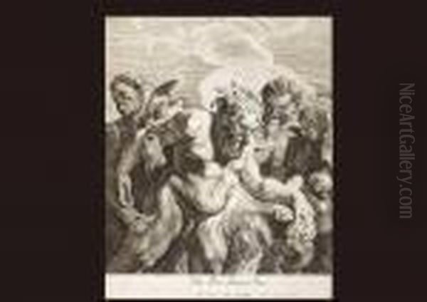 Drunk Syrenuse Oil Painting by (studio of) Rubens, Peter Paul