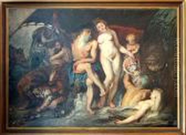 Neptun Und Amphitrite Oil Painting by (studio of) Rubens, Peter Paul