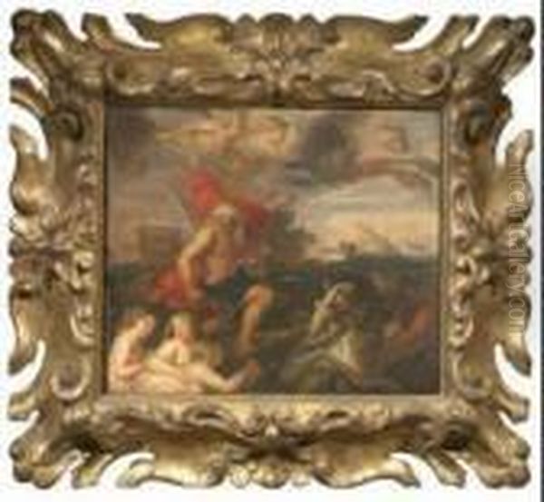 Nettuno Calma La Tempesta Oil Painting by (studio of) Rubens, Peter Paul