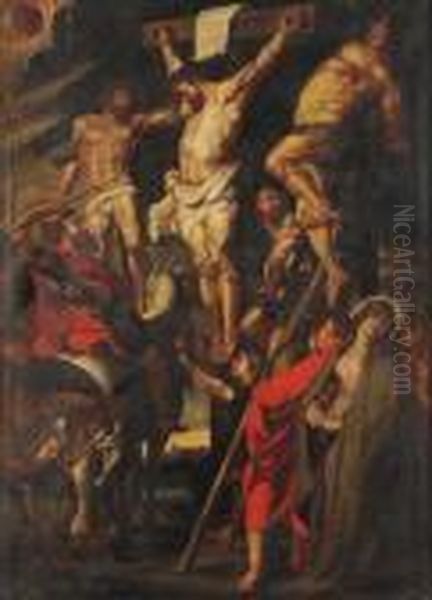 Le Coup De Lance Oil Painting by (studio of) Rubens, Peter Paul
