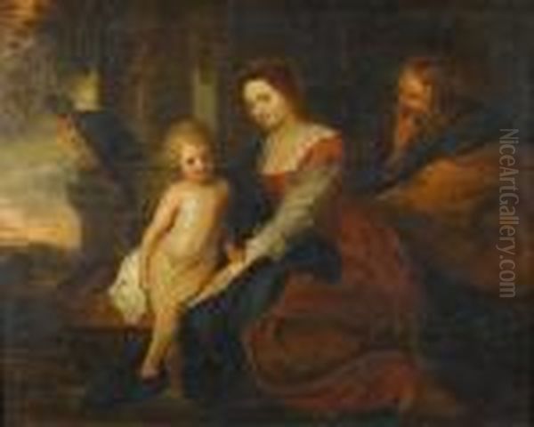 The Holy Family Oil Painting by (studio of) Rubens, Peter Paul