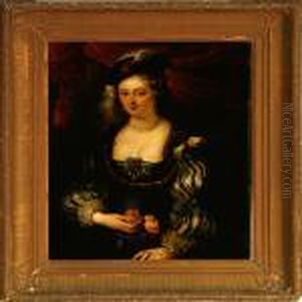 A Distinguished Lady Oil Painting by (studio of) Rubens, Peter Paul
