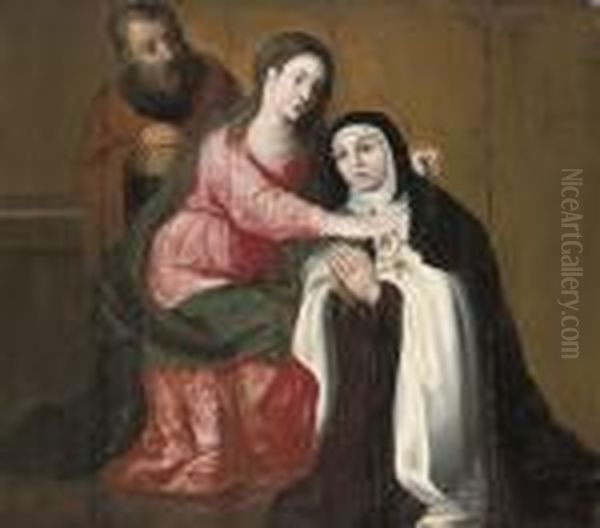 The Vision Of Saint Teresa Of Avila Oil Painting by (studio of) Rubens, Peter Paul