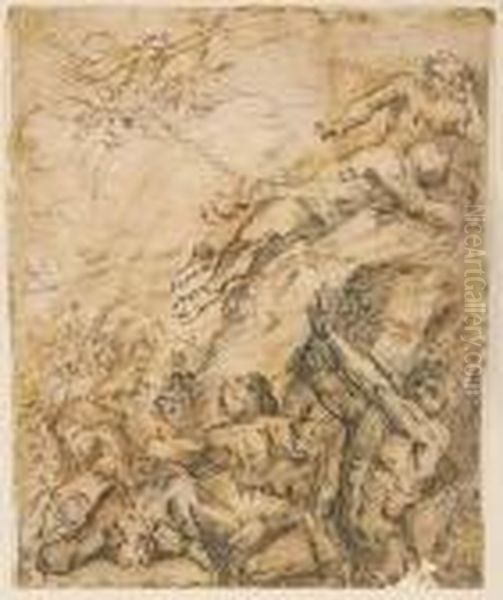 La Colere De Zeus Oil Painting by (studio of) Rubens, Peter Paul