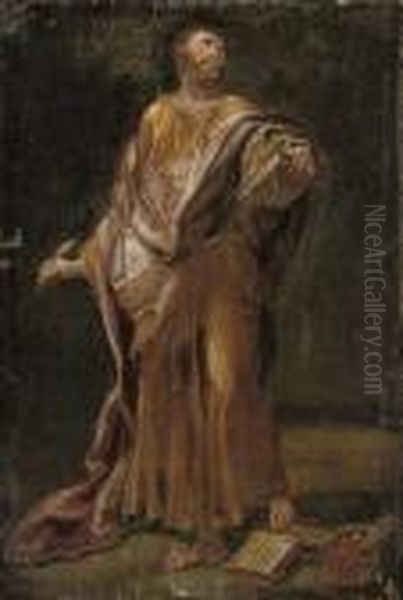 Saint Luke Oil Painting by (studio of) Rubens, Peter Paul