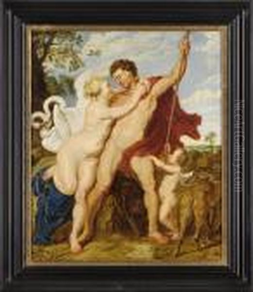 Abschied Von Venus Und Adonis. Oil Painting by (studio of) Rubens, Peter Paul