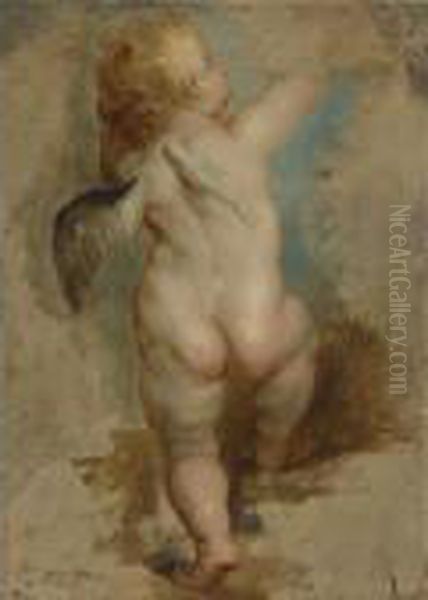 Cupid Oil Painting by (studio of) Rubens, Peter Paul