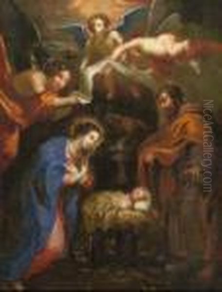 La Nativita' Oil Painting by (studio of) Rubens, Peter Paul