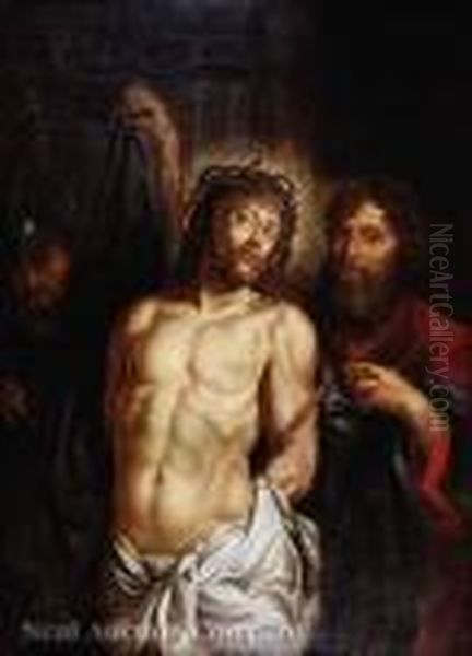 The Mocking Of Christ Oil Painting by (studio of) Rubens, Peter Paul