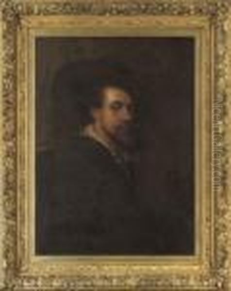 Self Portrait Of The Artist Oil Painting by (studio of) Rubens, Peter Paul