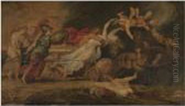 The Rape Of Proserpine Oil Painting by (studio of) Rubens, Peter Paul