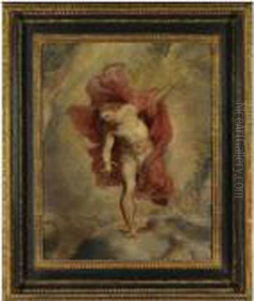 Christ Bestowing A Wreath Oil Painting by (studio of) Rubens, Peter Paul