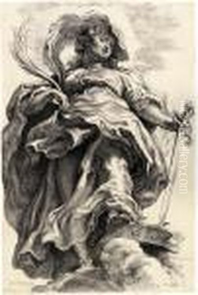 Saint Catherine Oil Painting by (studio of) Rubens, Peter Paul