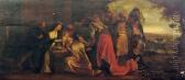 The Adoration Of The Magi Oil Painting by (studio of) Rubens, Peter Paul