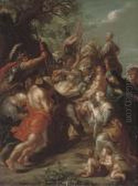 Christ On The Road To Calvary Oil Painting by (studio of) Rubens, Peter Paul
