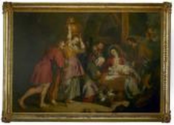 Adoracao Dos Pastores Oil Painting by (studio of) Rubens, Peter Paul