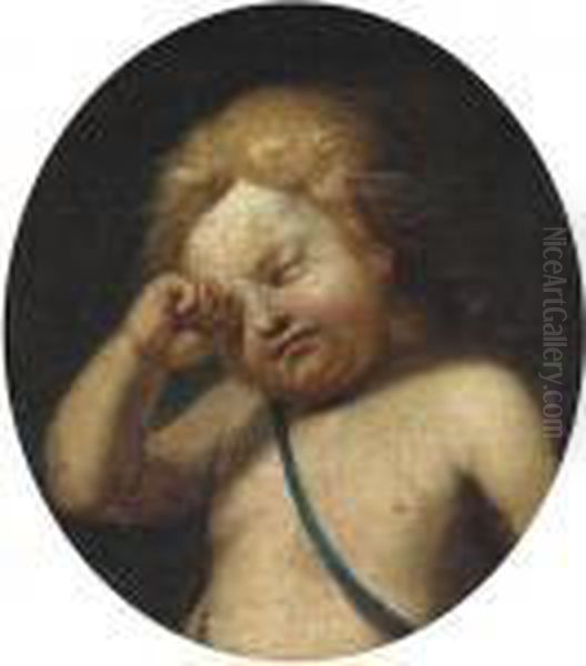 In Der Art
Der Mude Amor. Oil Painting by (studio of) Rubens, Peter Paul