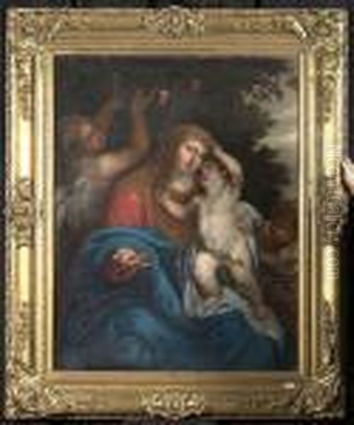 Madonna Mit Kind. Oil Painting by (studio of) Rubens, Peter Paul