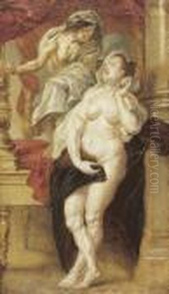 Dajanara. Oil Painting by (studio of) Rubens, Peter Paul