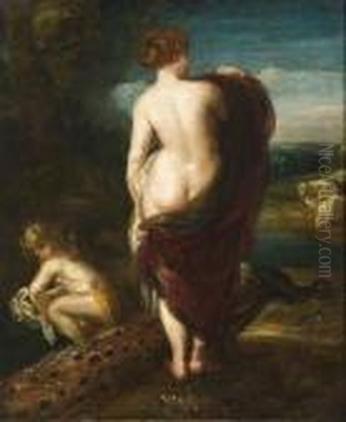 Giunone E Cupido Oil Painting by (studio of) Rubens, Peter Paul