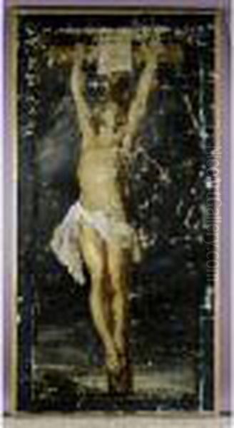 The Crucifixion Oil Painting by (studio of) Rubens, Peter Paul
