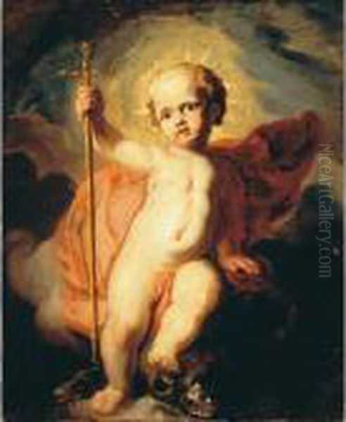 Gesu' Bambino Trionfante Sulla Morte E Sul Peccato Oil Painting by (studio of) Rubens, Peter Paul