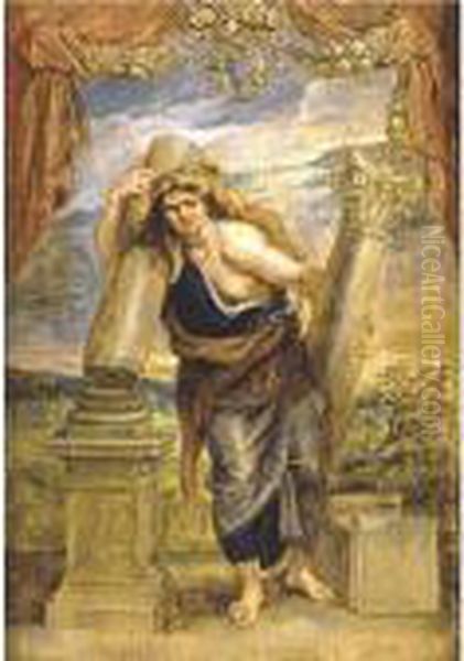Allegory Of Fortitude Oil Painting by (studio of) Rubens, Peter Paul