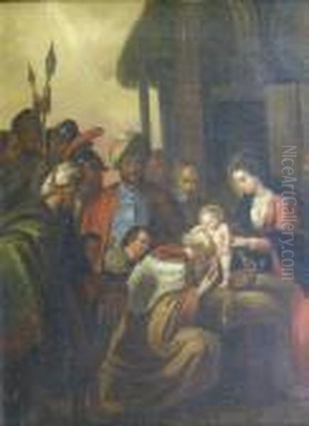 The Adoration Of The Magi Oil Painting by (studio of) Rubens, Peter Paul
