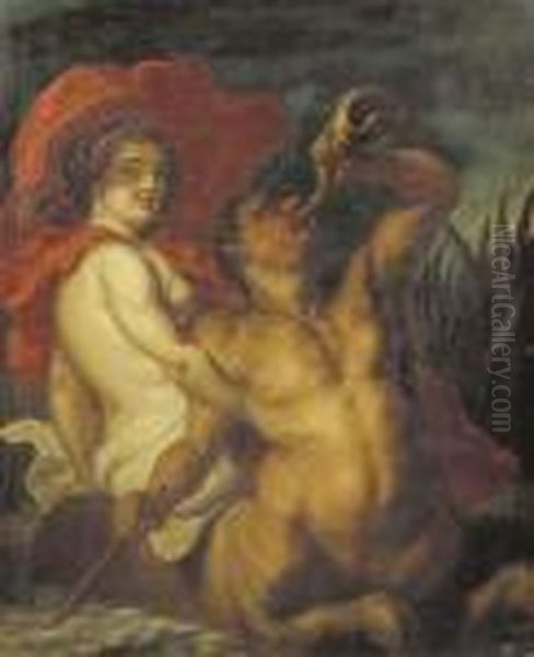 The Rape Of Deijaneira Oil Painting by (studio of) Rubens, Peter Paul