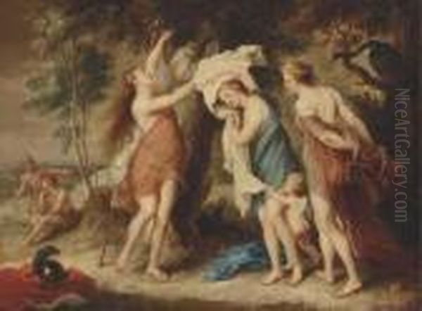 The Judgement Of Paris Oil Painting by (studio of) Rubens, Peter Paul
