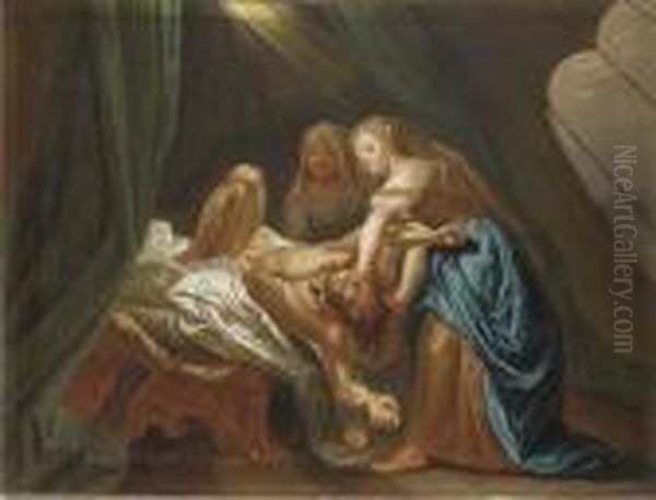 Judith And Holofernes Oil Painting by (studio of) Rubens, Peter Paul