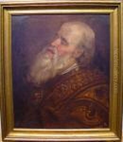 Bishop Saint Oil Painting by (studio of) Rubens, Peter Paul
