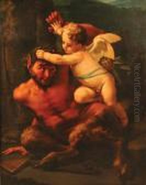 Amore
E Pan Oil Painting by (studio of) Rubens, Peter Paul