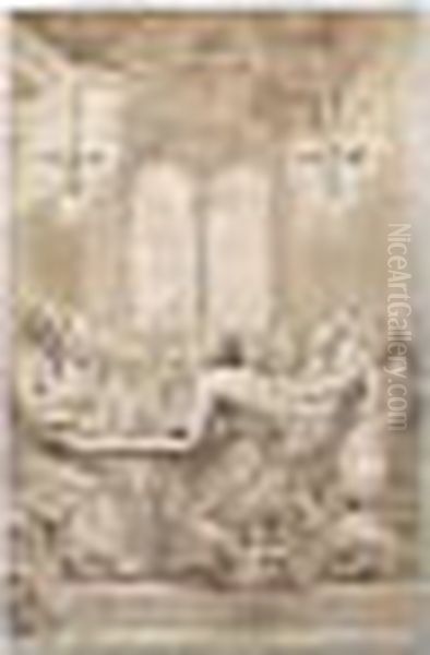 The Last Supper Oil Painting by (studio of) Rubens, Peter Paul