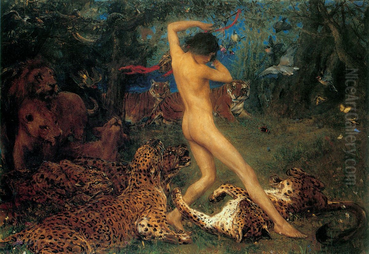Orpheus Oil Painting by John Macallan Swan