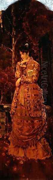 Autumn Oil Painting by Alfred Stevens