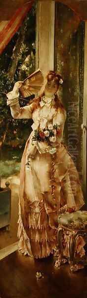 Summer Oil Painting by Alfred Stevens