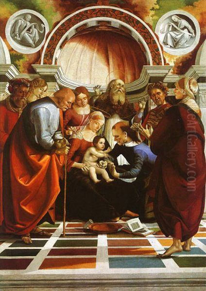 The Circumcision Oil Painting by Luca Signorelli