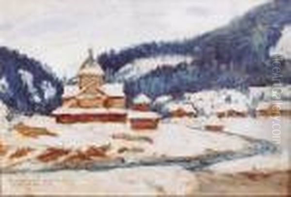 Rafajlowa (1936) Oil Painting by Bronislawa Rychter-Janowska