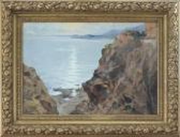 Costiera Ligure Oil Painting by Paolo Sala