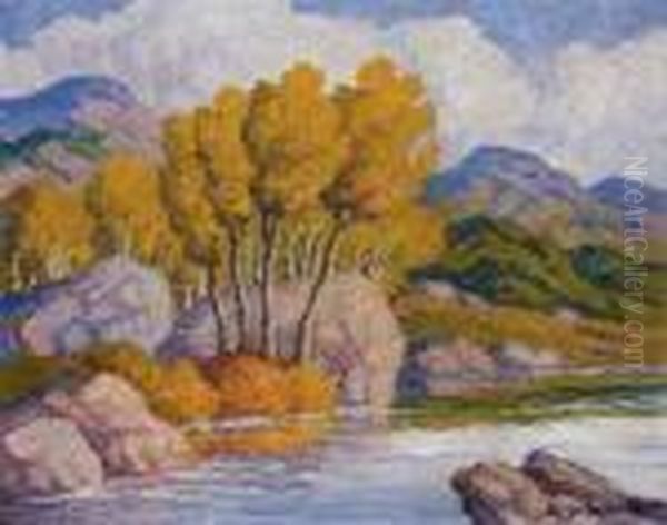 Autumn Glory (rocky Mountain National Park, Colorado) Oil Painting by Sven Birger Sandzen