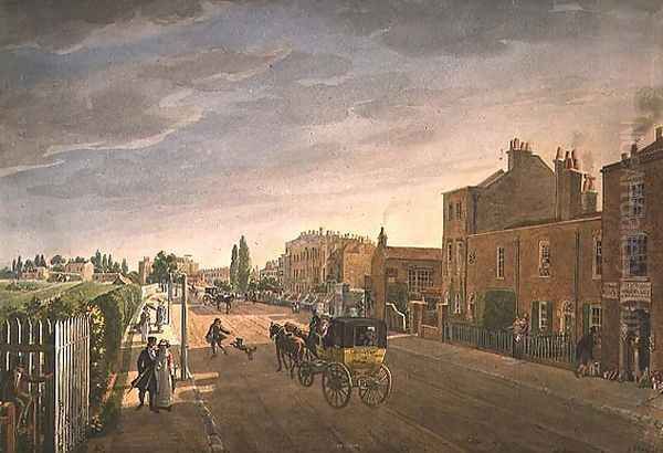 Brompton, London, 1822 Oil Painting by George the Elder Scharf