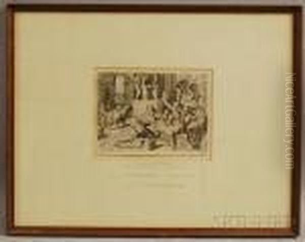 Building Of The Temple Oil Painting by Raphael