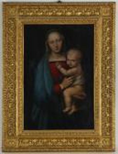 La Madone Du Grand-duc Oil Painting by Raphael
