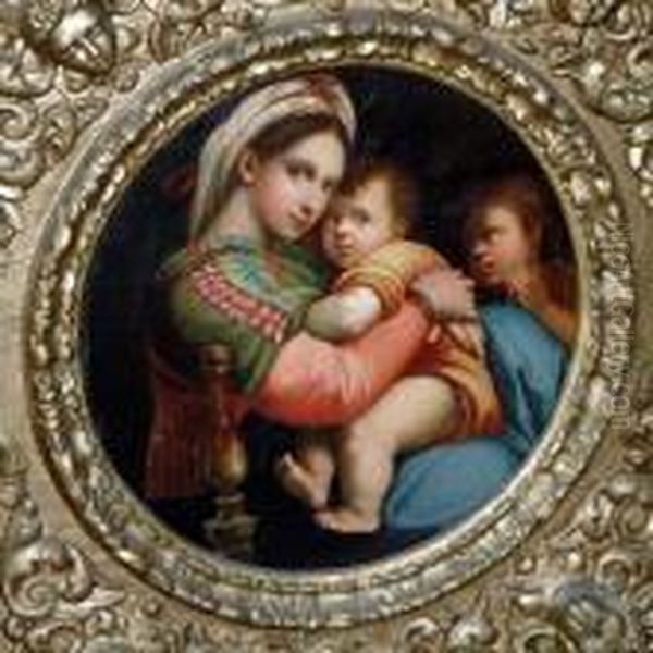 The Madonna Of The Chair Oil Painting by Raphael