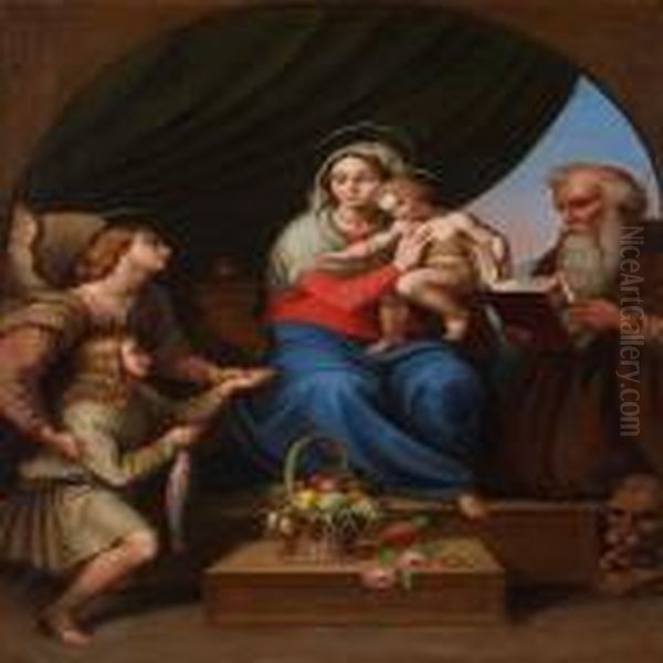 Madonna Del Pesce Oil Painting by Raphael