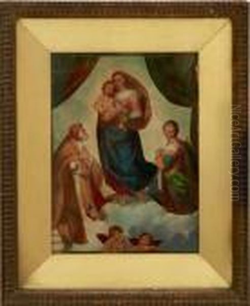 Sistine Madonna Oil Painting by Raphael