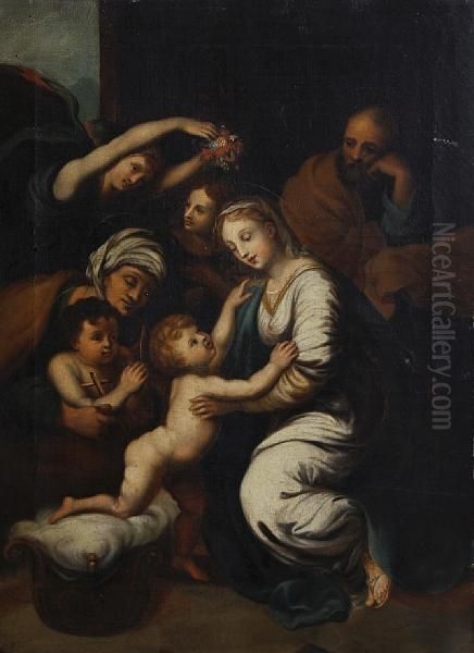 The Holy Family Of Francis I Oil Painting by Raphael