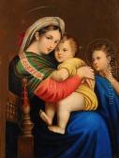 Madonna Della Seggiola Oil Painting by Raphael
