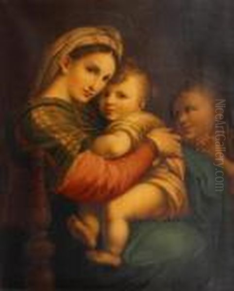 The Madonna Della Sedia Oil Painting by Raphael